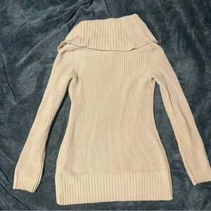 Cream knit sweater